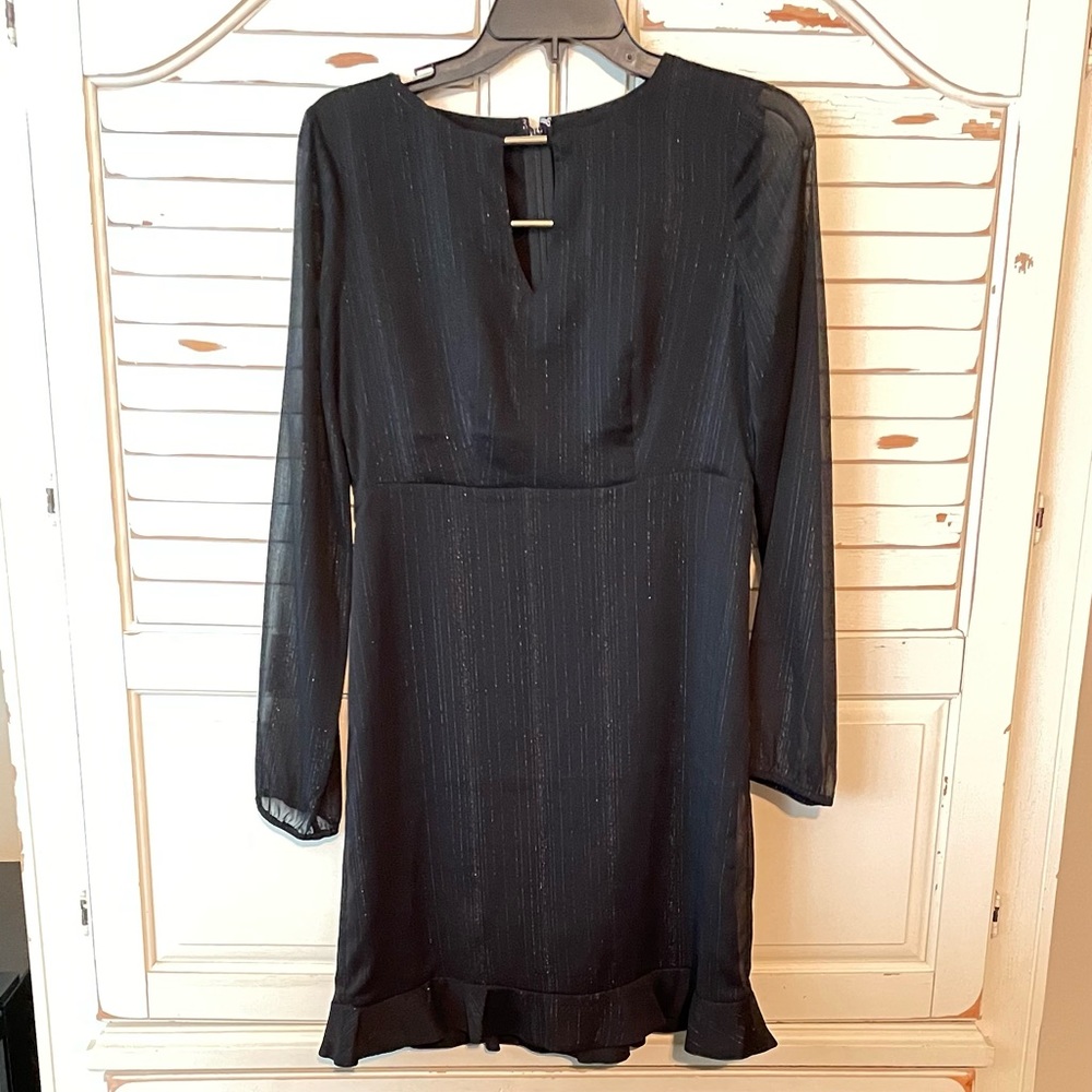 The Limited black dress/gold accents XS NWT